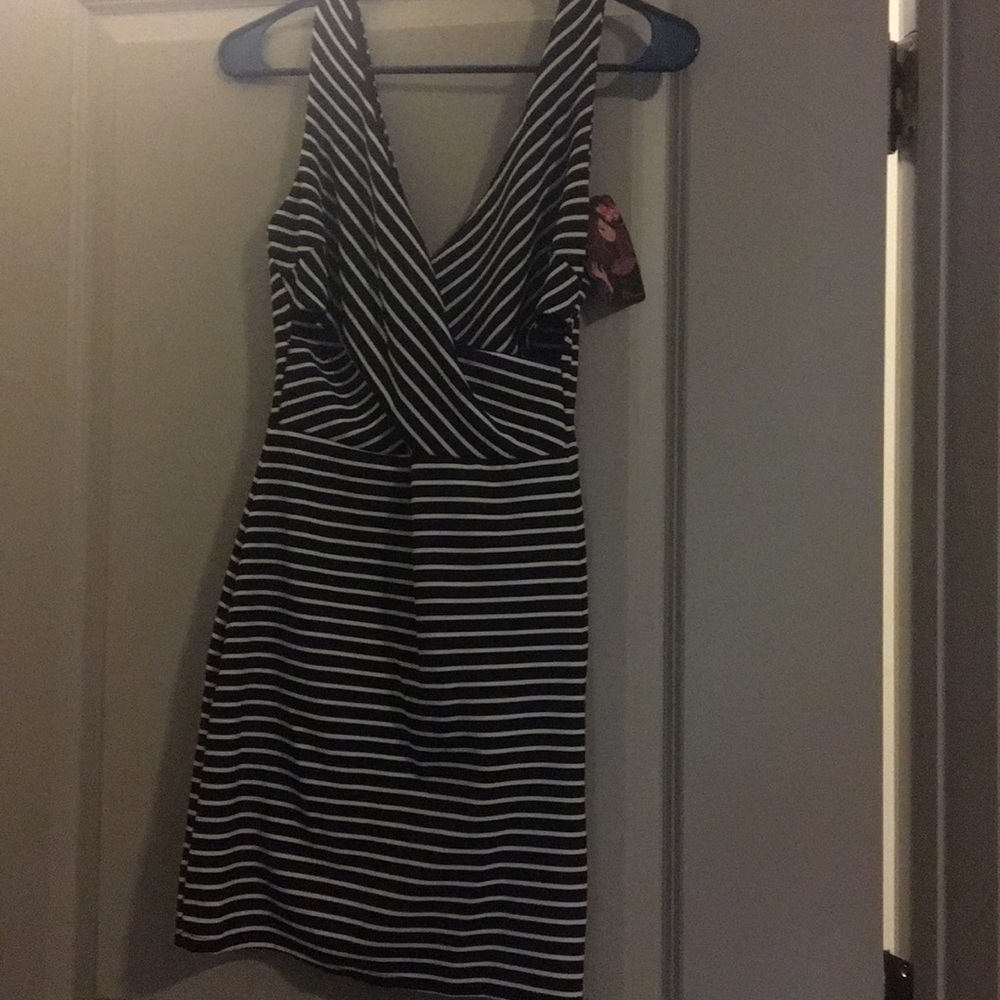 Stripe mini dress